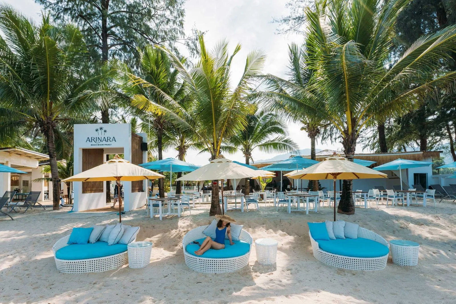Arinara Beach Resort — beachfront lawn setting on Bangtao