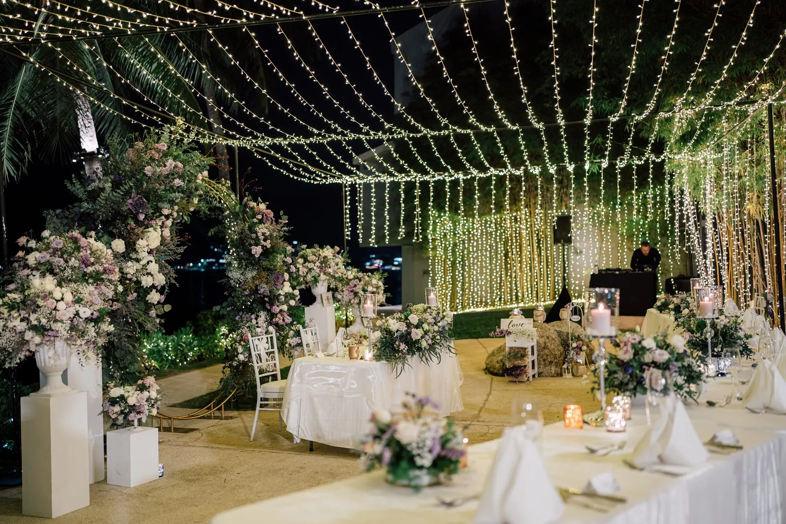 Amari Phuket — reception dinner following Christine & Bradley's wedding, 29 December 2022