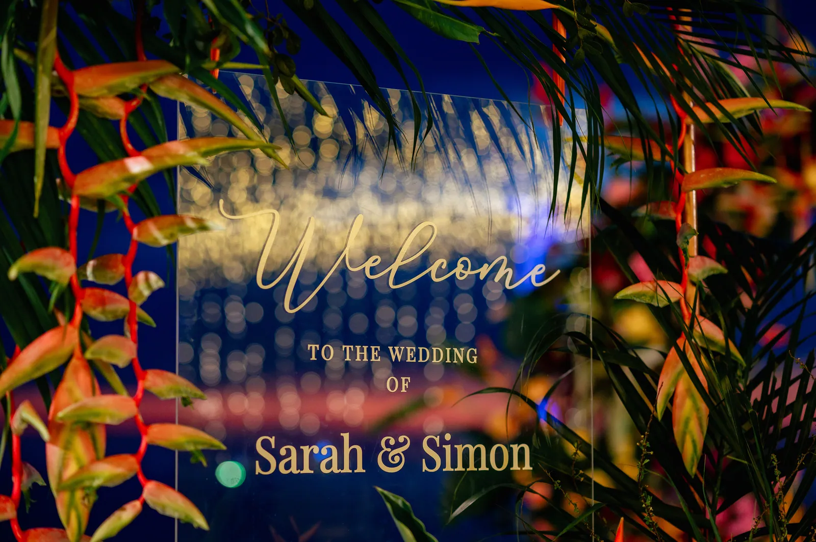 Portrait of Sarah and Simon at Villa Aye on their wedding day