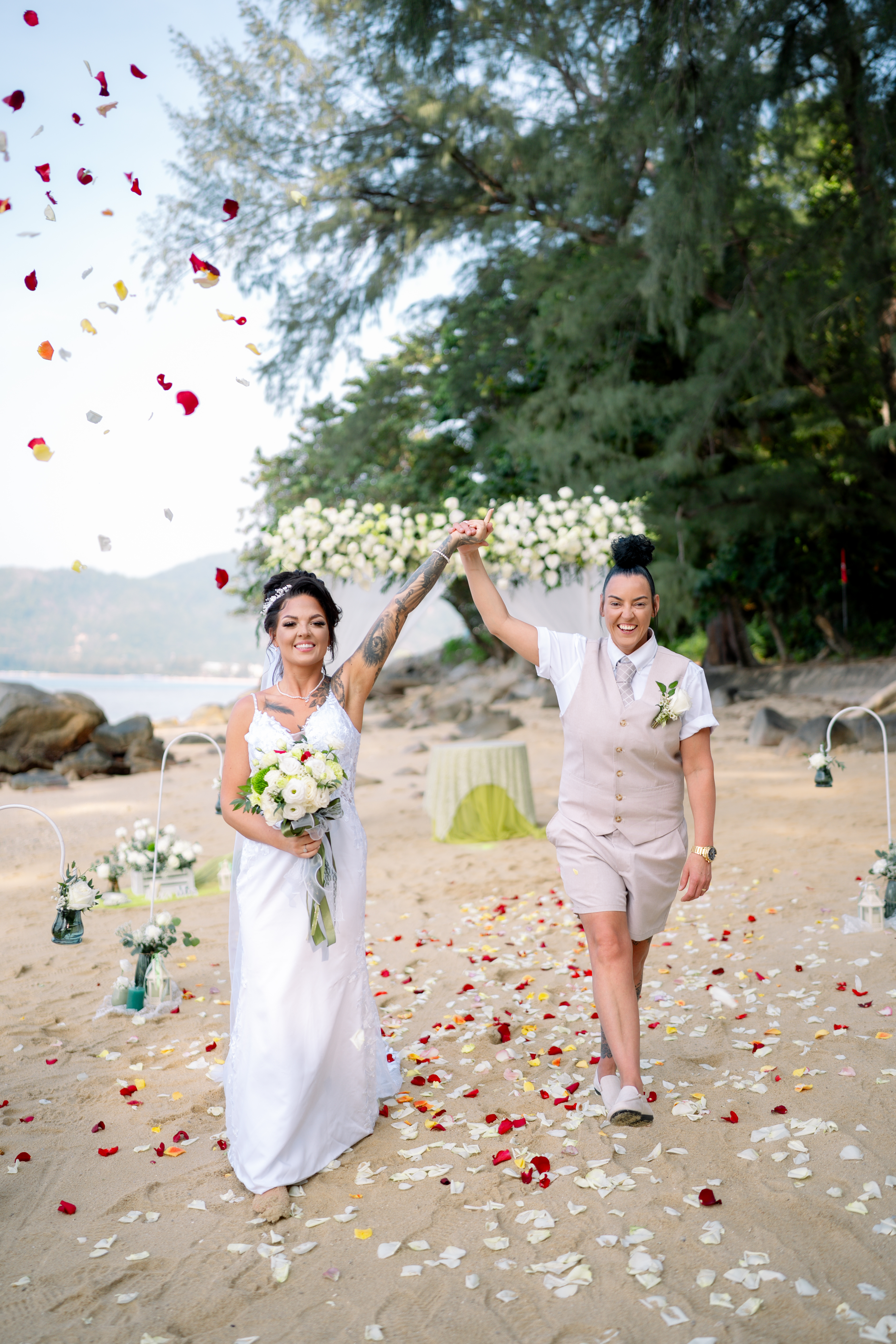 A same-sex wedding on Phuket, welcomed and planned by Unique Phuket.