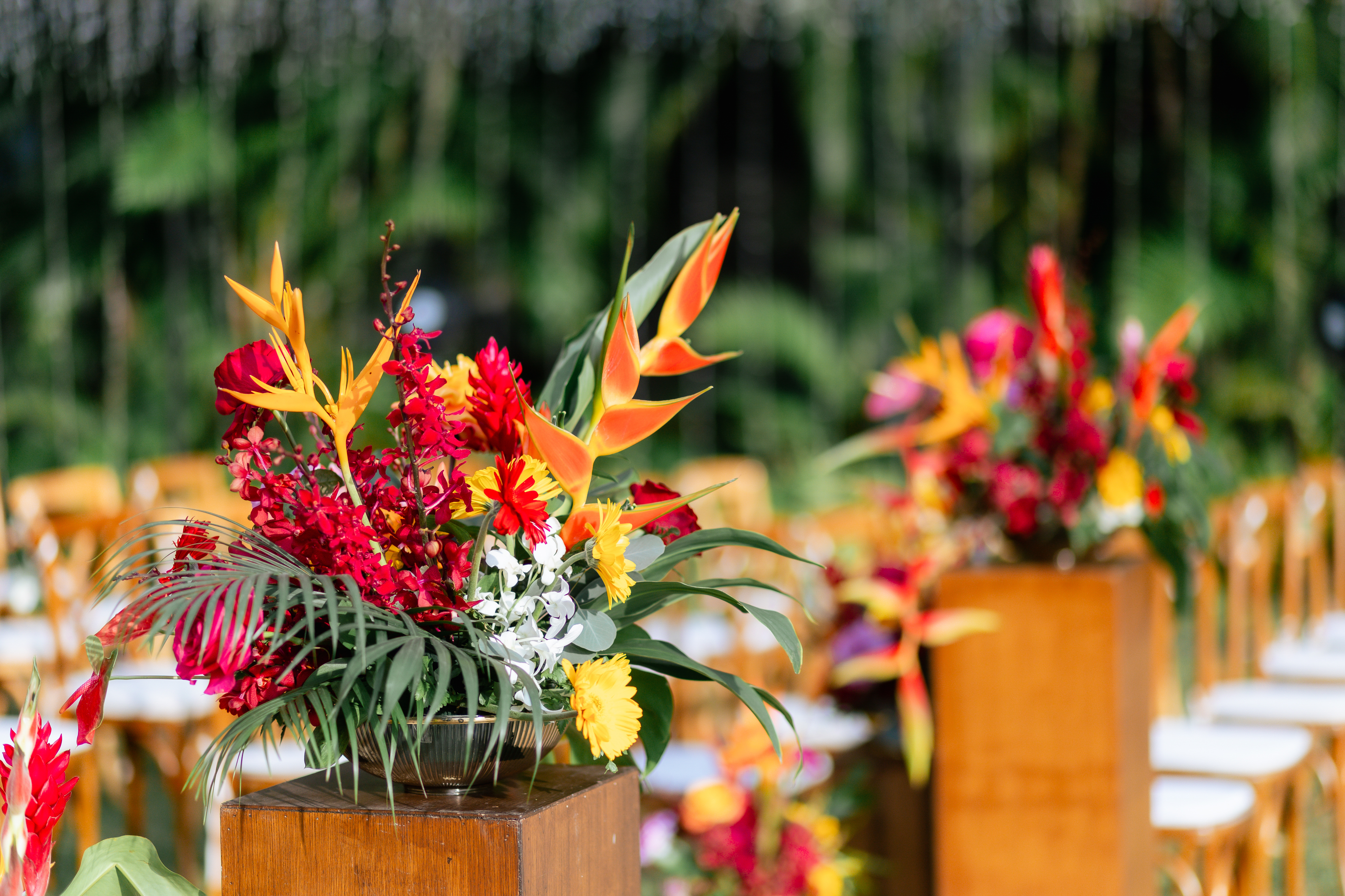 Table styling detail at Villa Aye for Sarah and Simon's wedding