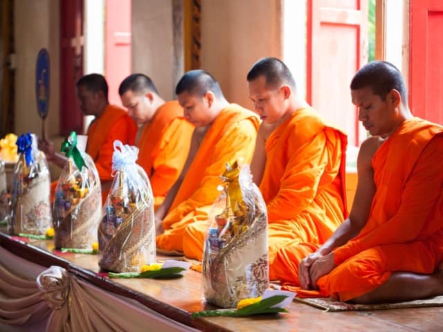 Thai Monks Wedding Blessing