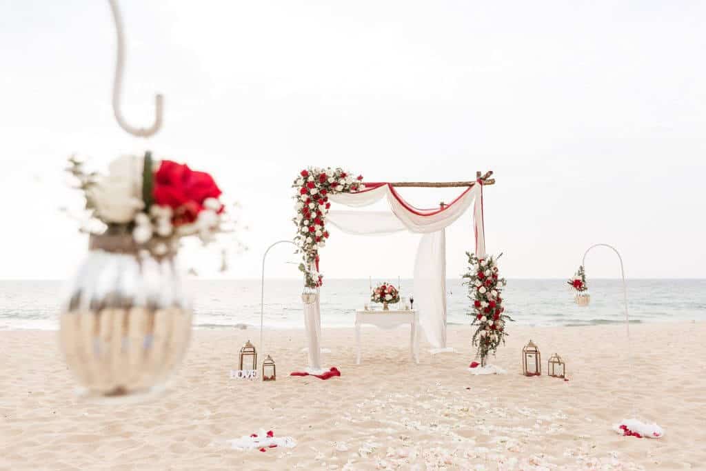 Gina & Hasse Beach Wedding 20th Jan 2020 Aleenta Resort Phang Nga 22