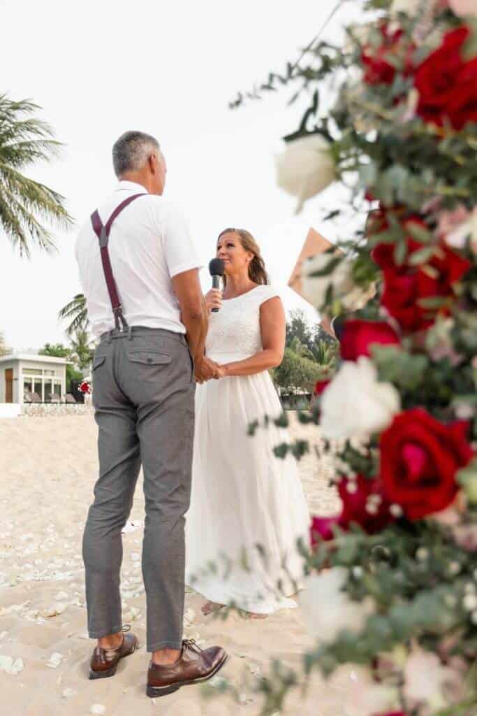 Gina & Hasse Beach Wedding 20th Jan 2020 Aleenta Resort Phang Nga 90