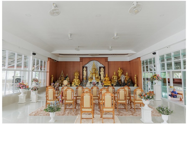 Durga & Sai Thai Monks Wedding Blessing 3rd Sep 2023 Wat Doi Thep (25) WEB