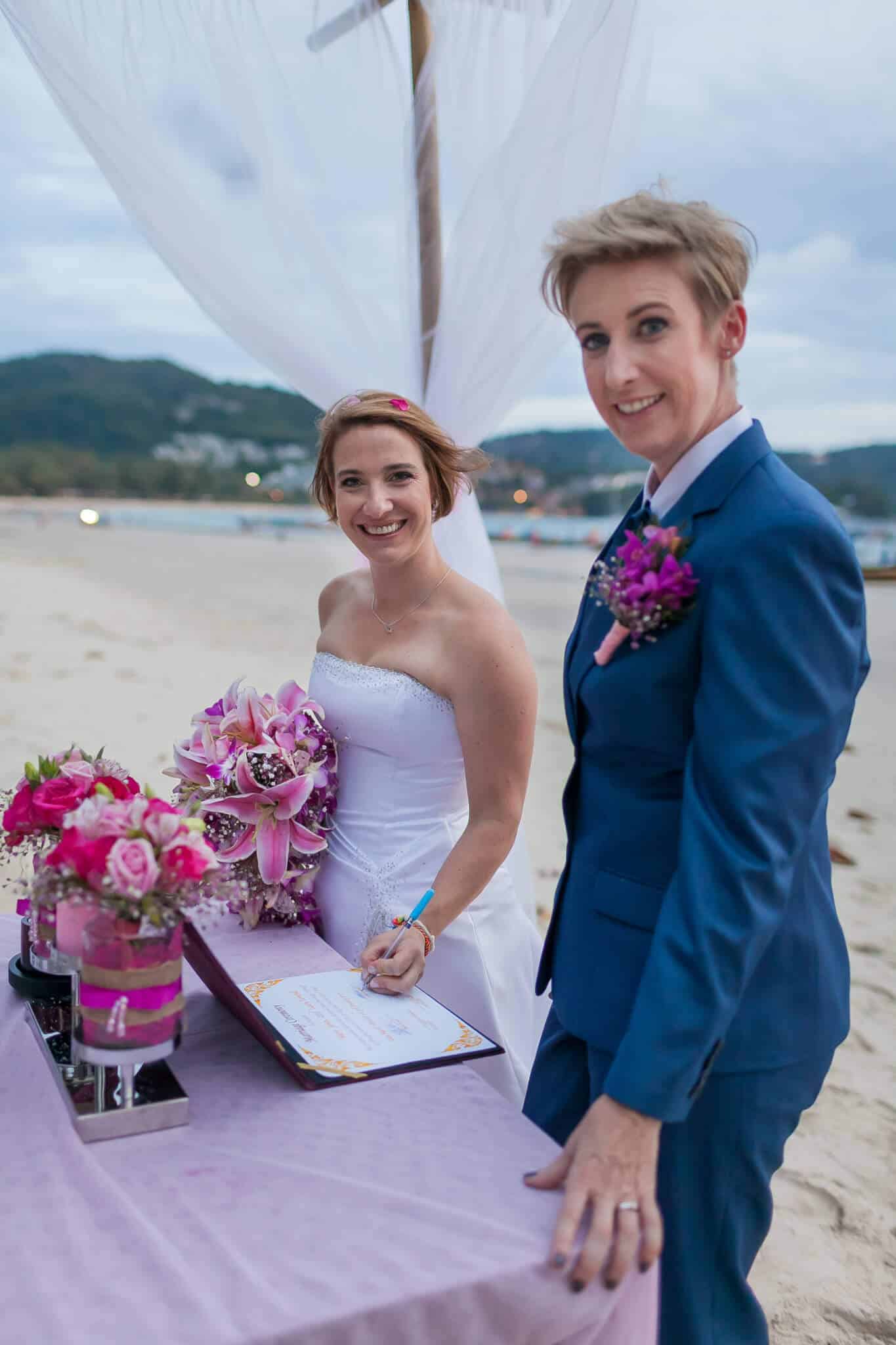 Phuket Beach Marriage Laura & Marie (15)