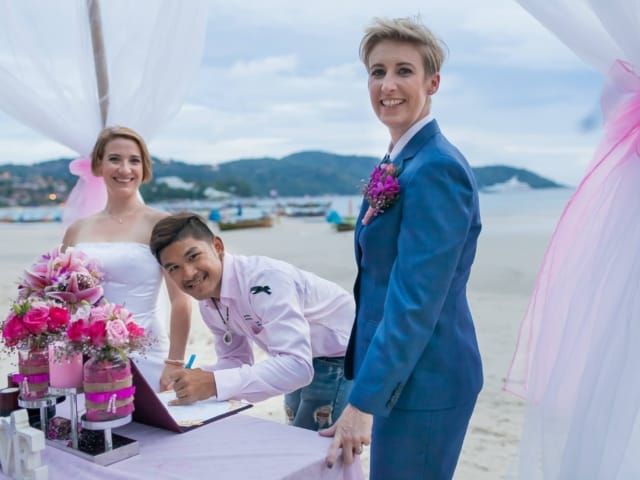 Phuket Beach Marriage Laura & Marie (17)