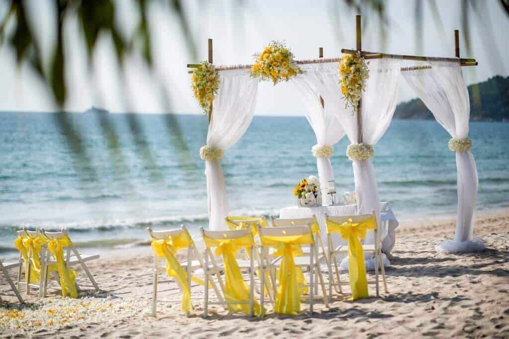 Phuket Beach Wedding Beach Reception 4