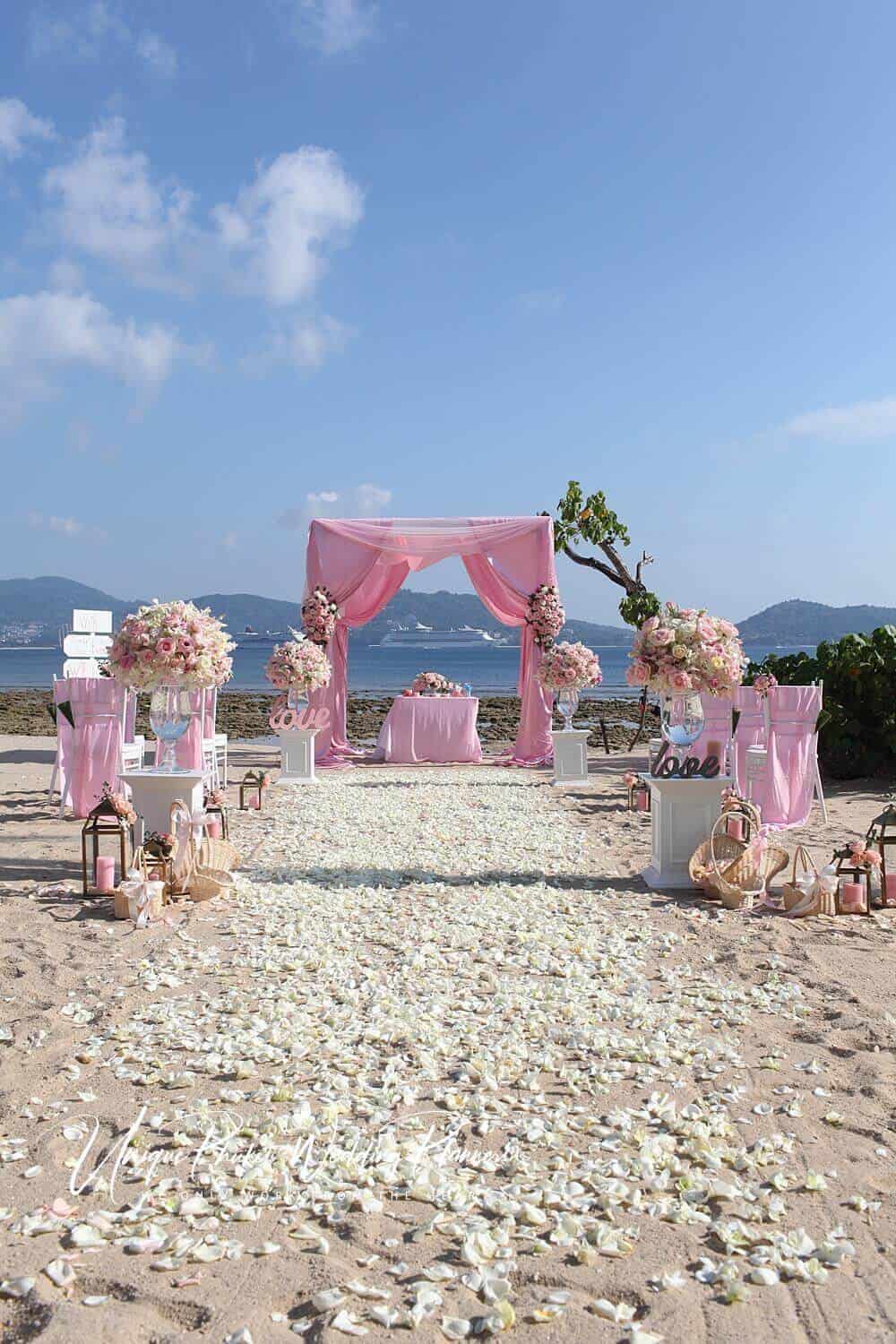 Tanya & Giorgio Beach Wedding 9th March 2019, Thavorn Beach Village 6 Unique Phuket