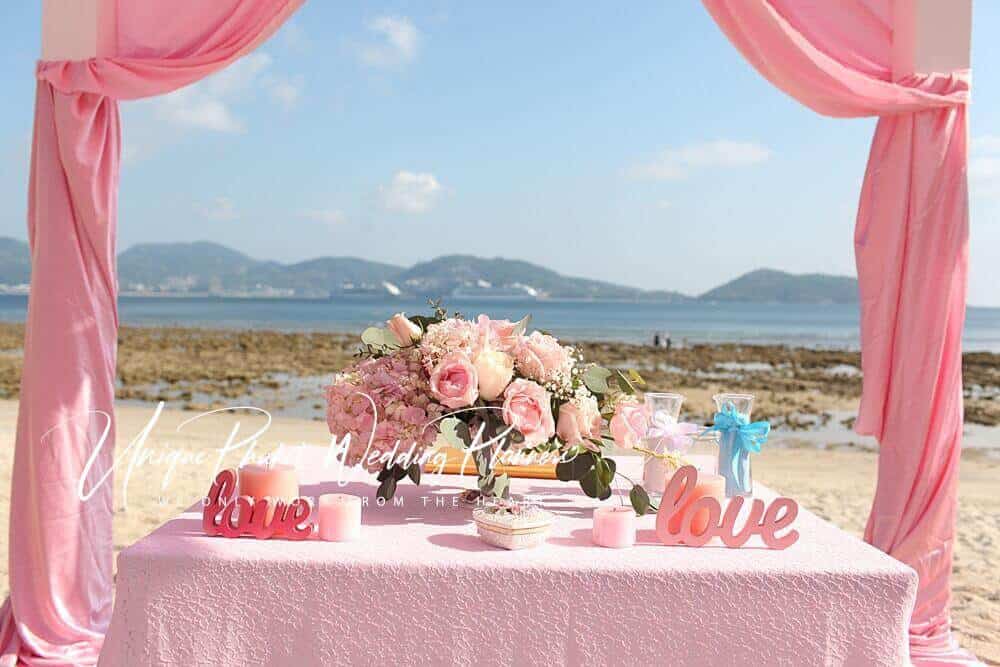 Tanya & Giorgio Beach Wedding 9th March 2019, Thavorn Beach Village 9 Unique Phuket