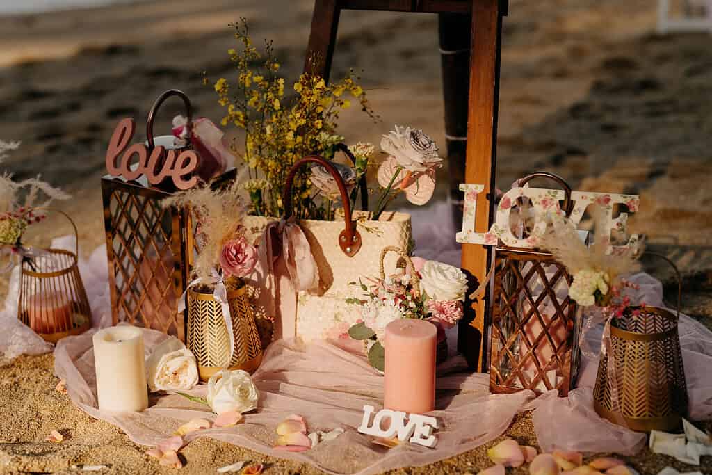 beach wedding decor phuket